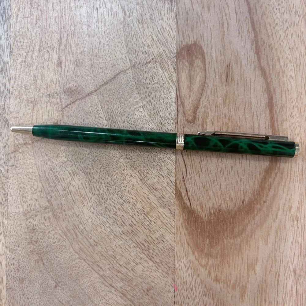 Vintage Western Intermountain Const Green Marble Mechanical Pencil Phoenix AZ HK